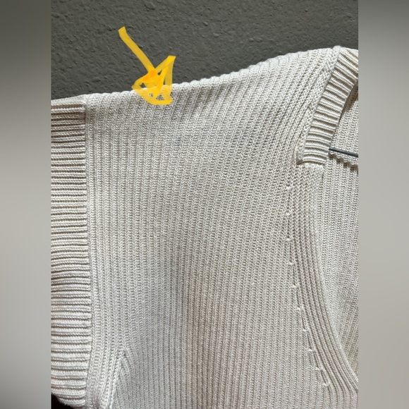 Free People Allure Soft Cream Sweet Ribbed Sweater Size Small - Picture 10 of 10